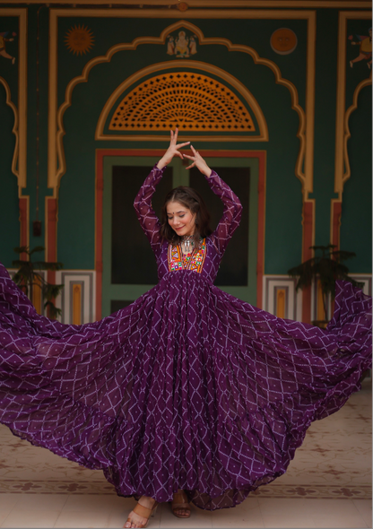 Matrut | Dandiya Diaries Gown - D025