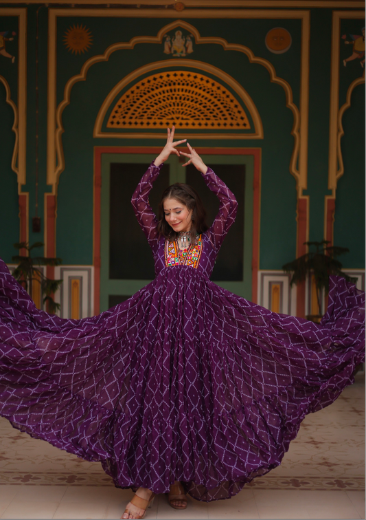 Matrut | Dandiya Diaries Gown - D025