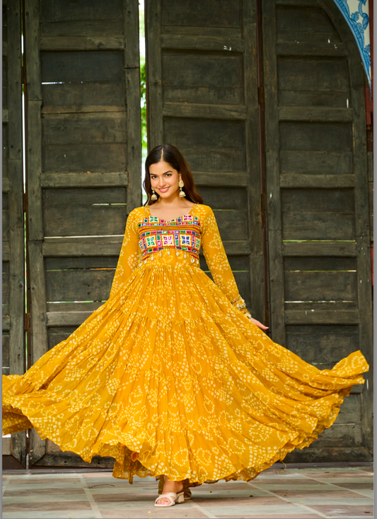 Matrut | Dandiya Diaries Gown - D029