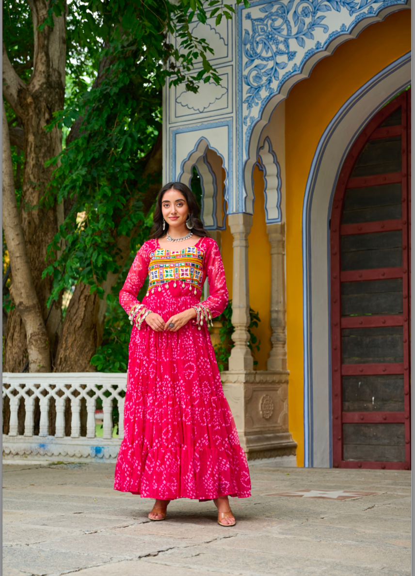 Matrut | Dandiya Diaries Gown - D030