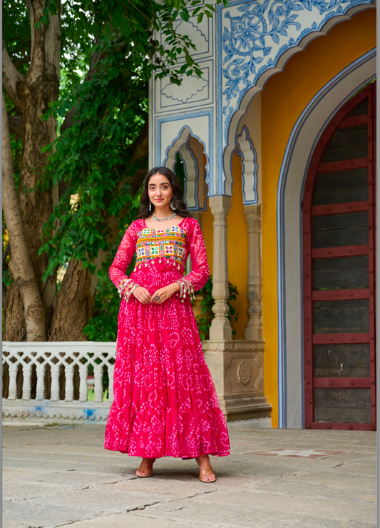 Matrut | Dandiya Diaries Gown - D030