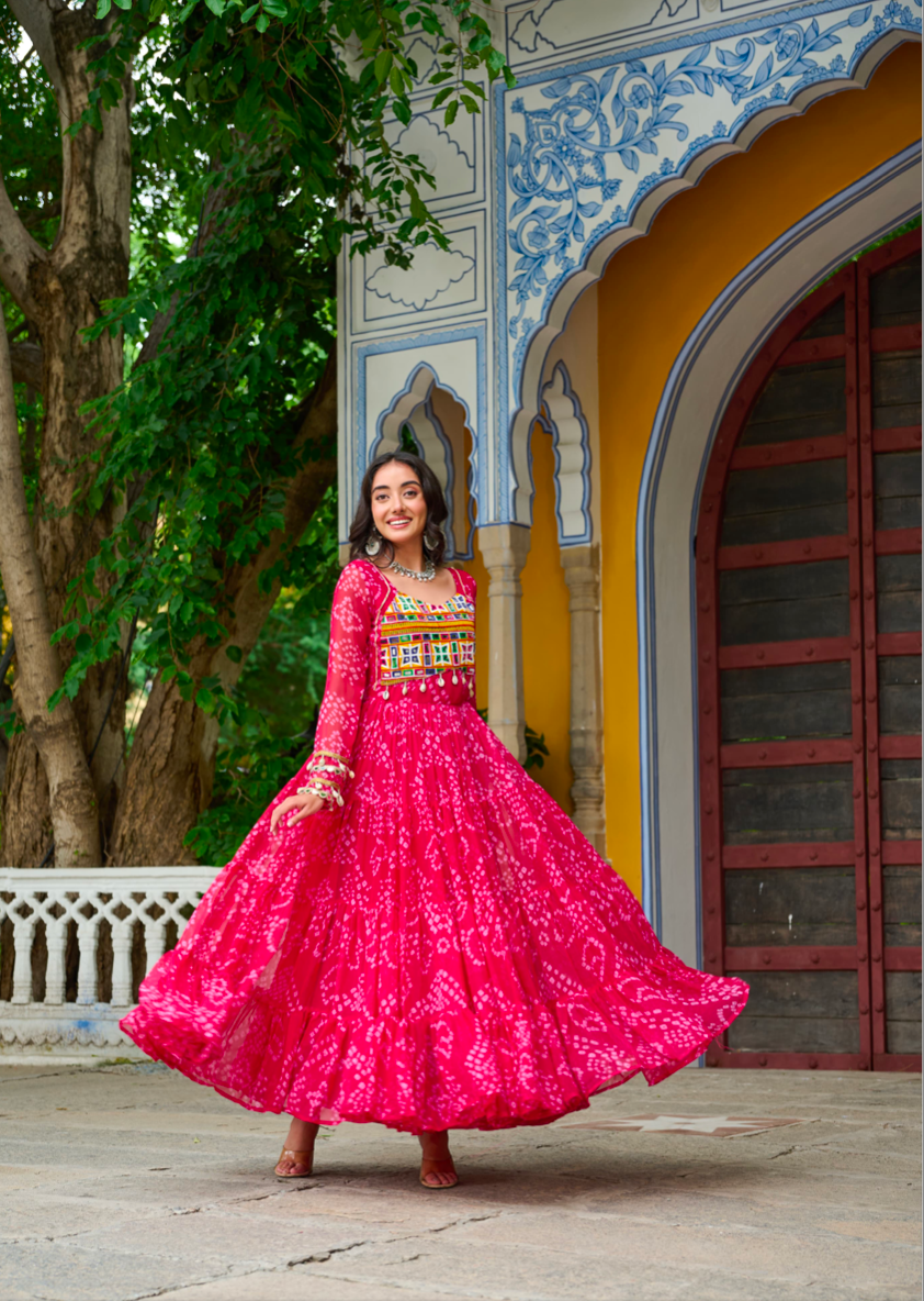 Matrut | Dandiya Diaries Gown - D030