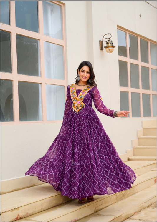 Matrut | Dandiya Diaries Gown - D039