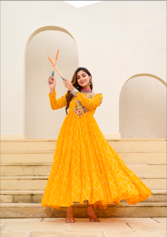Matrut | Dandiya Diaries Gown - D040