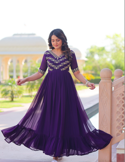 Matrut | Mausam Purple Gown
