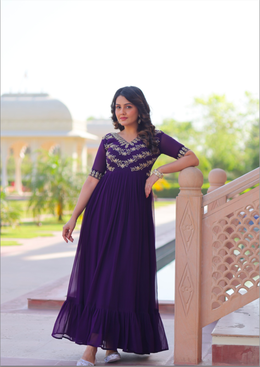 Matrut | Mausam Purple Gown