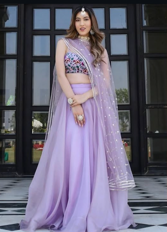 Matrut | Darling Lavender Lehenga
