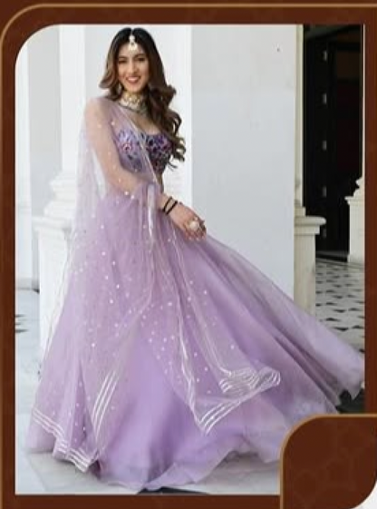 Matrut | Darling Lavender Lehenga