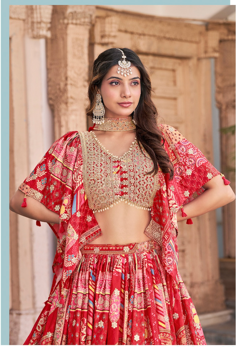 Matrut | Queen Red Lehenga