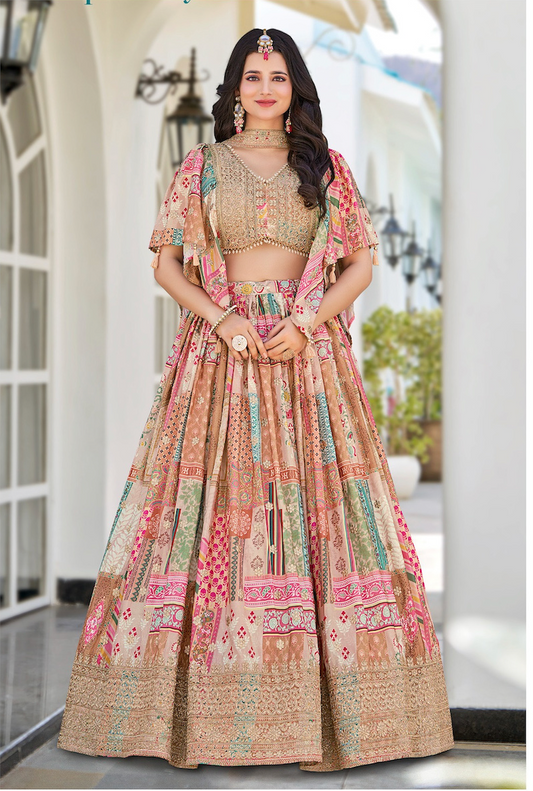 Matrut | Queen Beige Lehenga