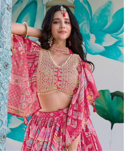 Matrut | Queen Pink Lehenga