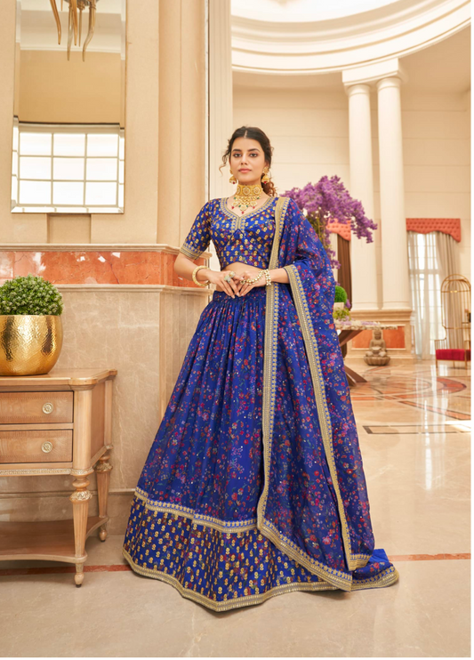 Matrut | Cultural Indigo Lehenga