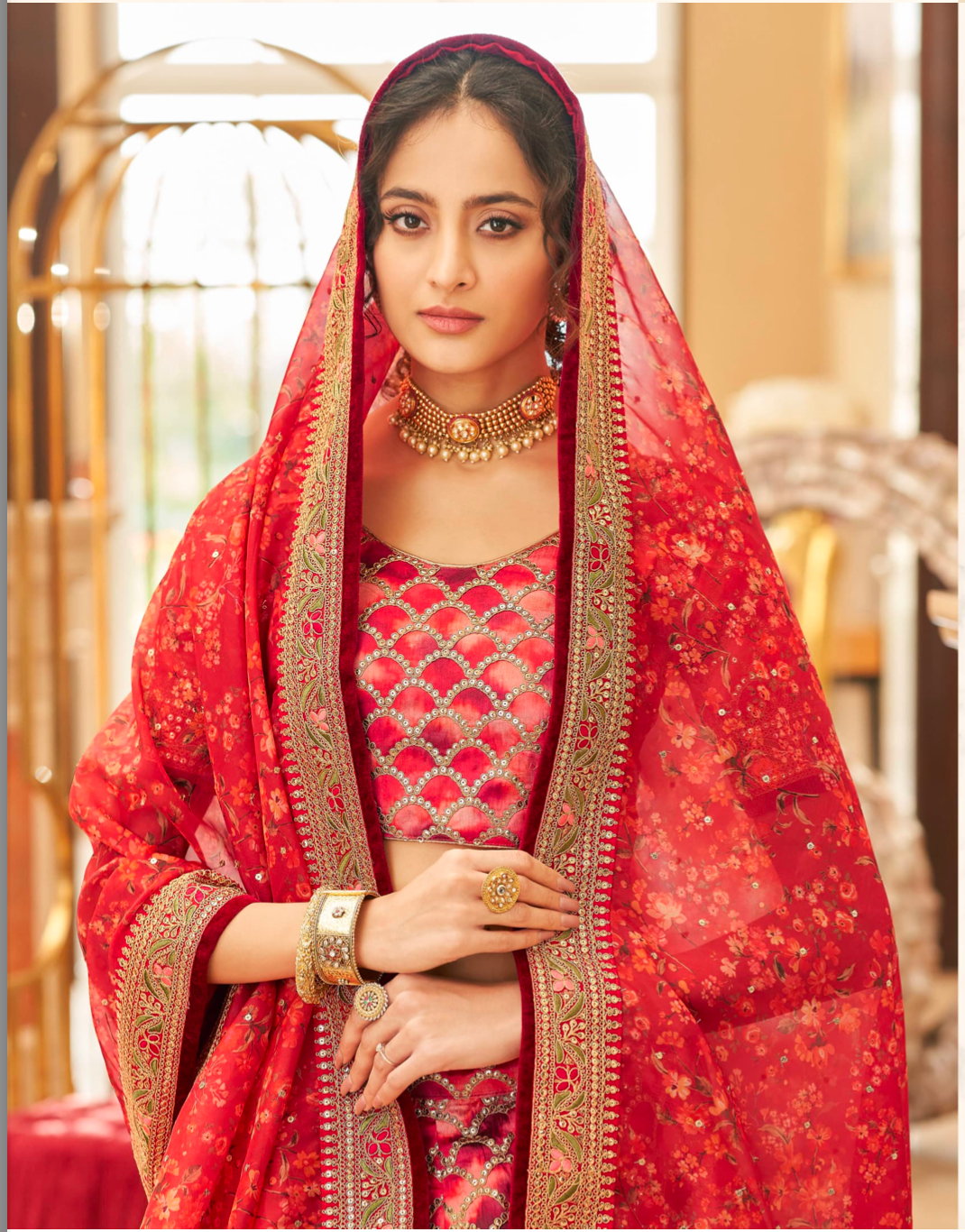 Matrut | Cultural Red Lehenga
