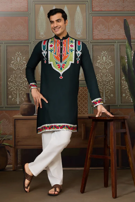 Matrut | Navami Green Kurta Set