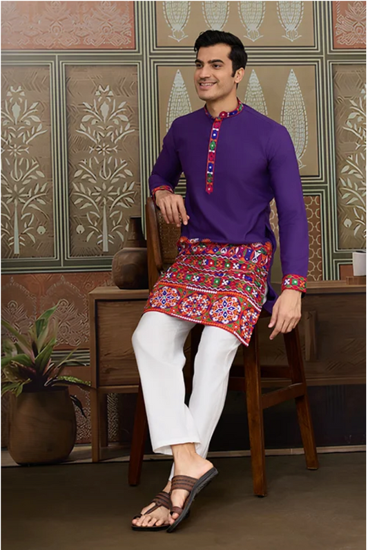 Matrut | Raas Purple Kurta Set