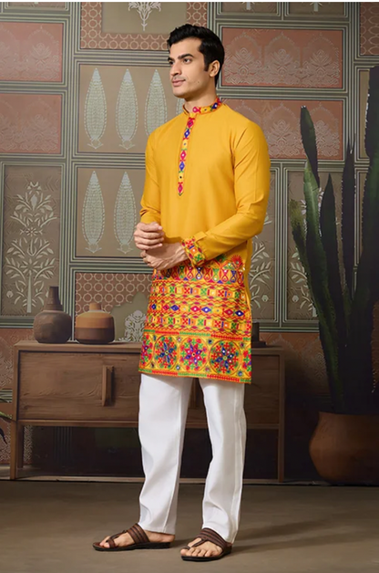 Matrut | Raas Yellow Kurta Set