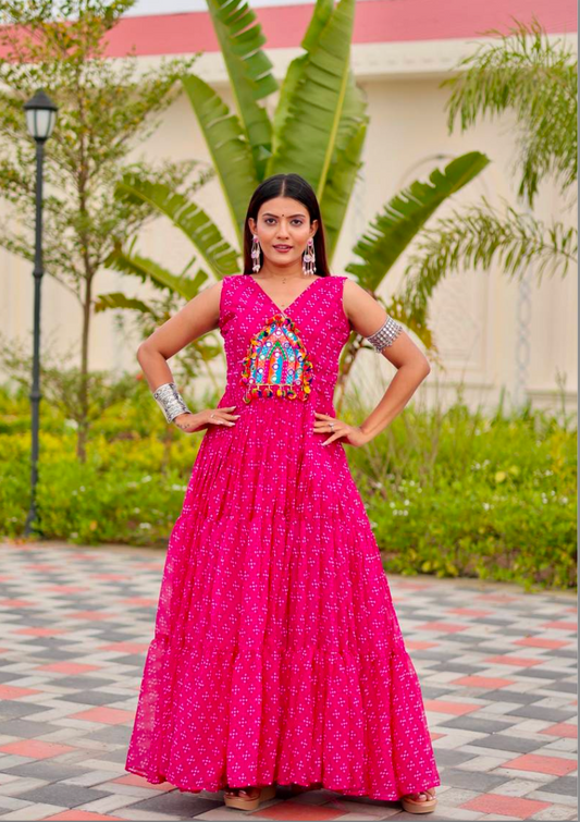 Matrut | Dandiya Diaries Gown - D078