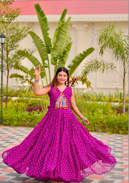 Matrut | Dandiya Diaries Gown - D079