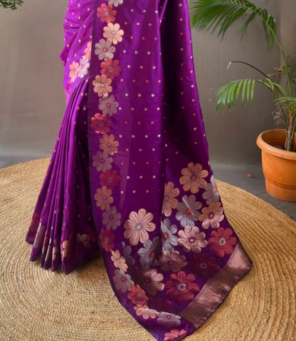 Matrut | Siya Purple Saree