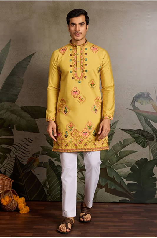 Matrut | Tradition Yellow Kurta Set