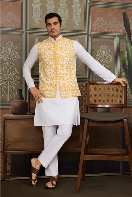 Matrut | Ritual Bliss Yellow Kurta Set