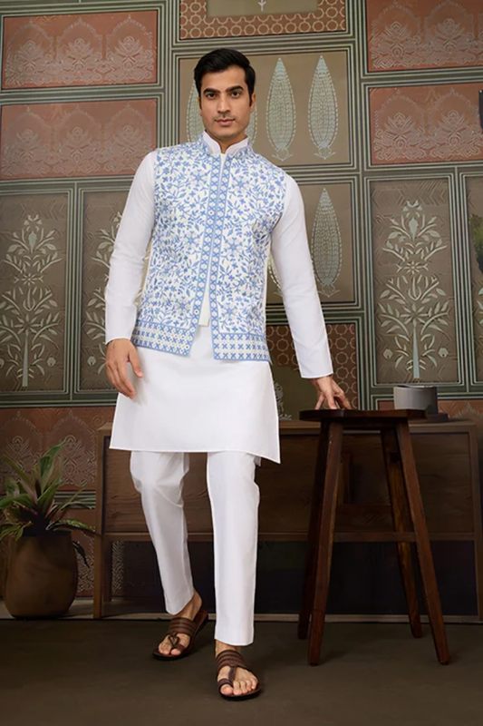 Matrut | Ritual Bliss Blue Kurta Set