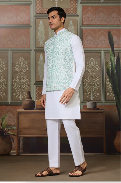Matrut | Ritual Bliss Mint Green Kurta Set