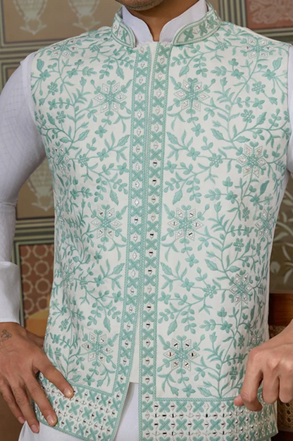 Matrut | Ritual Bliss Mint Green Kurta Set