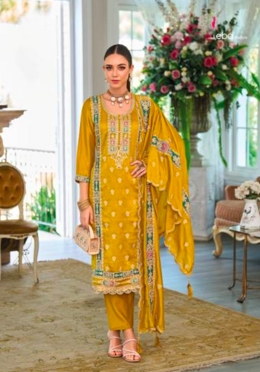 Matrut | Noura Yellow Straight Suit