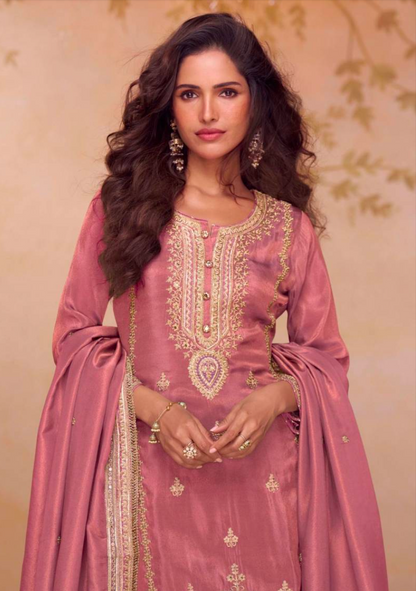 Matrut | Nirali Pink Straight Suit