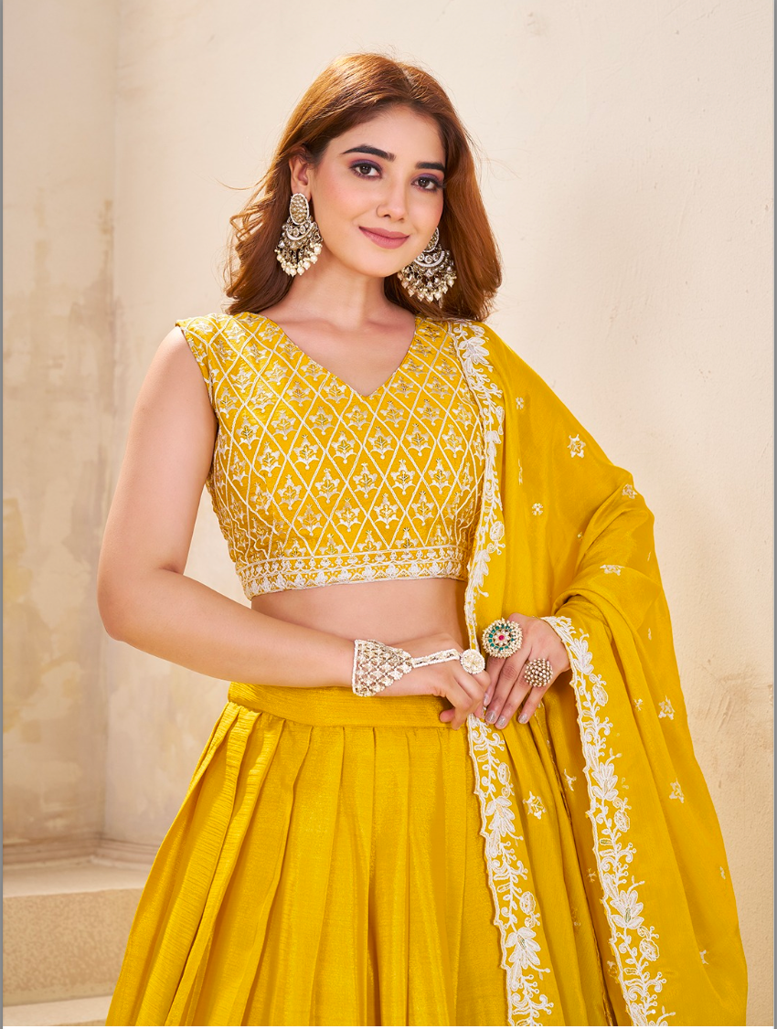 Matrut | Sudbudh Yellow Lehenga