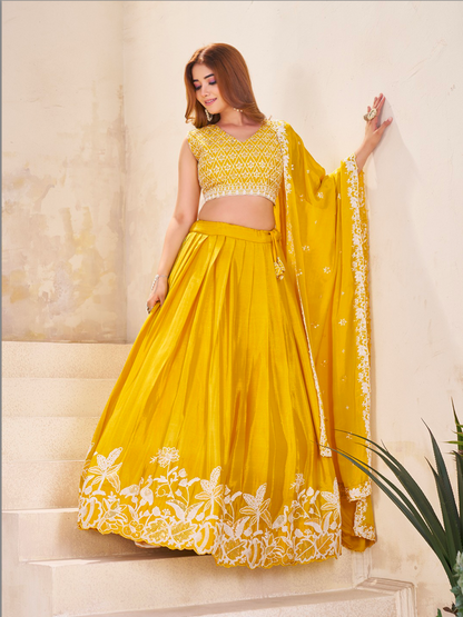 Matrut | Sudbudh Yellow Lehenga