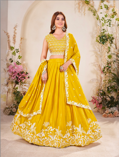 Matrut | Sudbudh Yellow Lehenga