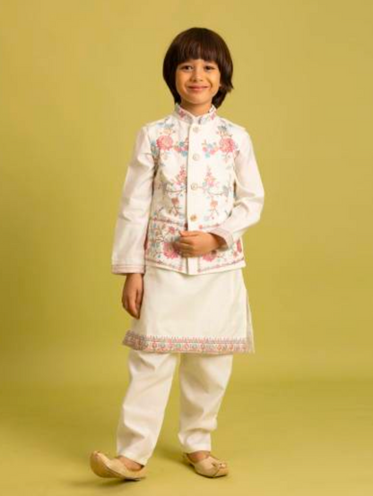 Matrut | Clleora White Boy Kurta Set