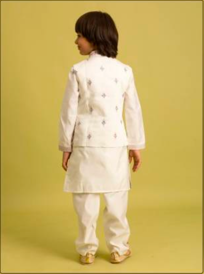 Matrut | Clleora White Boy Kurta Set