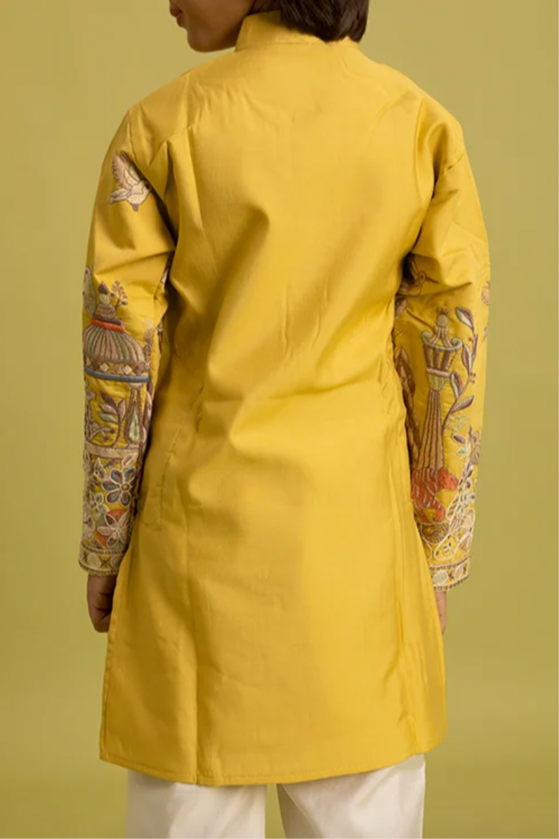 Matrut | Vantara Yellow Boy Kurta Set