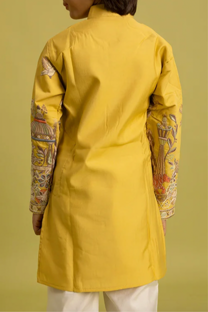 Matrut | Vantara Yellow Boy Kurta Set