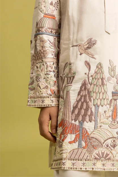 Matrut | Vantara White Boy Kurta Set