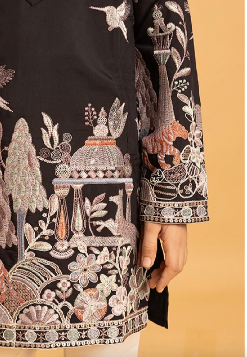 Matrut | Vantara Black Boy Kurta Set