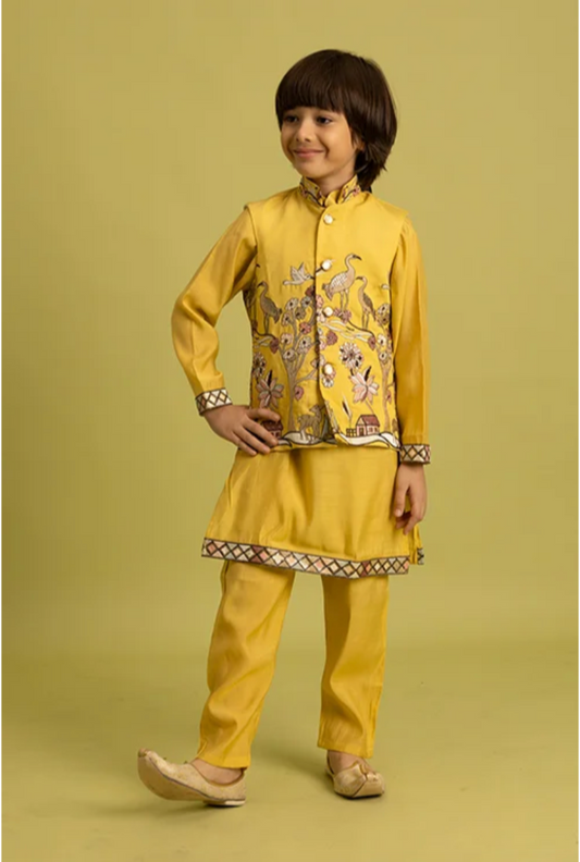 Matrut | Shahi Yellow Boy Kurta Set