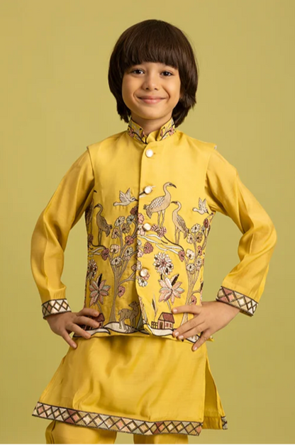 Matrut | Shahi Yellow Boy Kurta Set