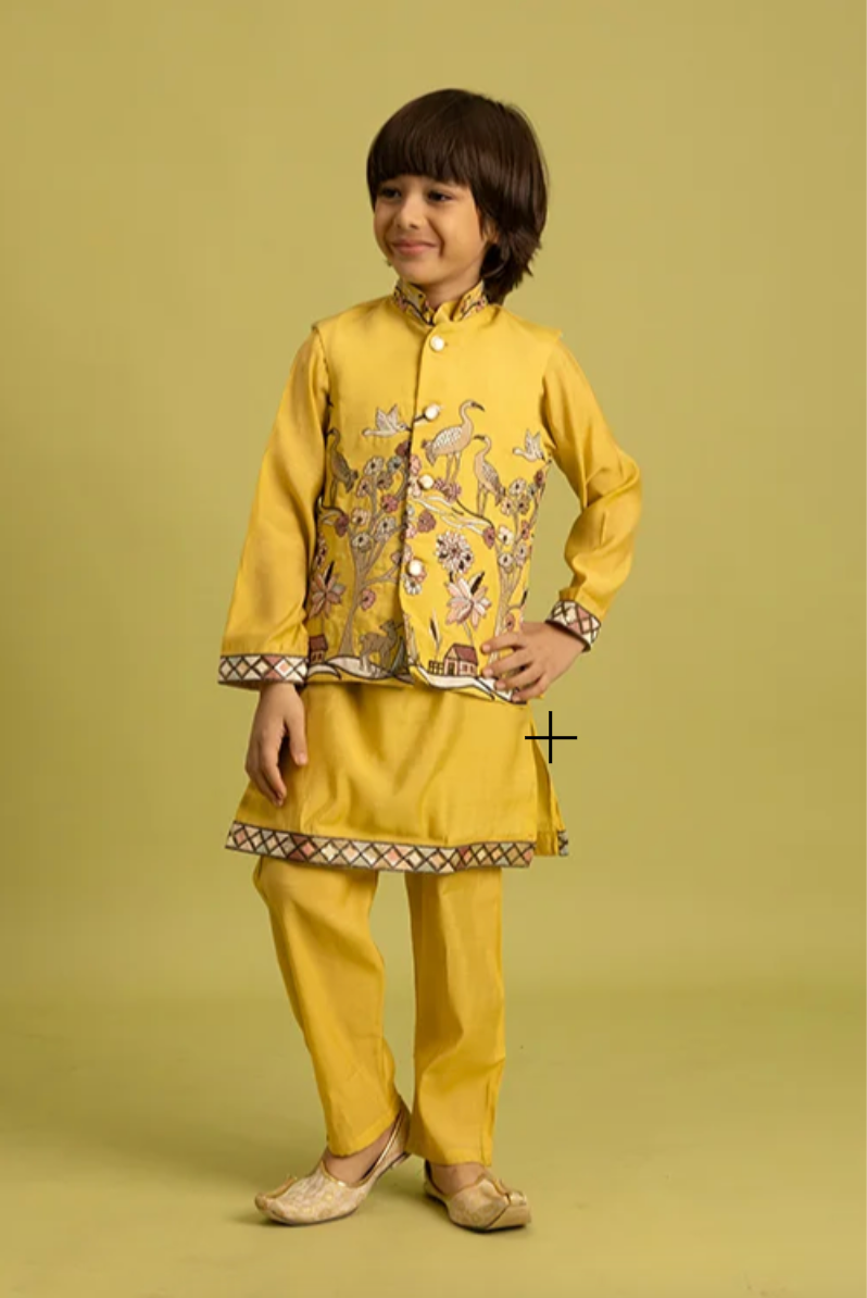 Matrut | Shahi Yellow Boy Kurta Set