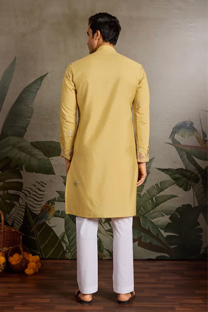 Hasta Yellow Kurta Set