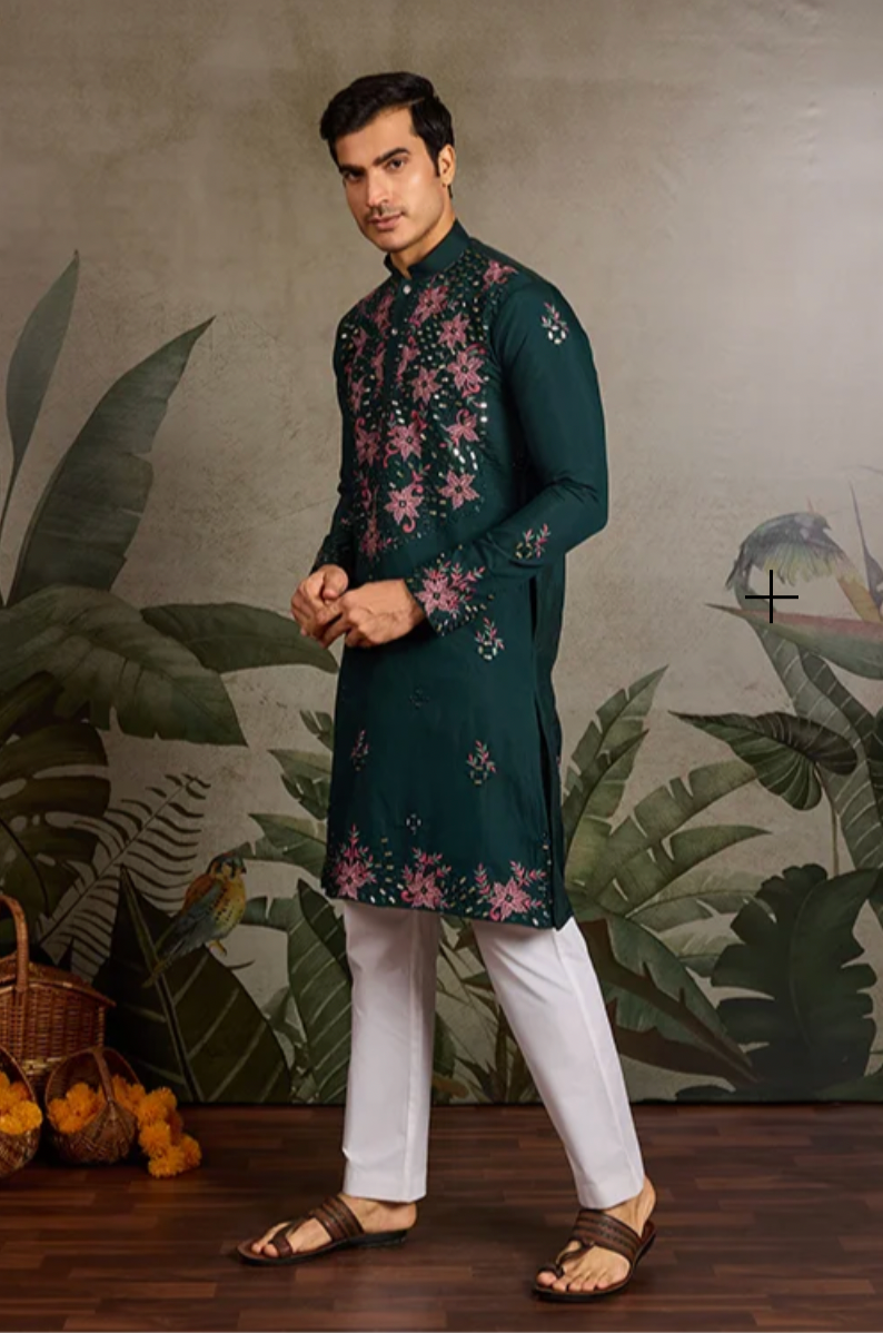 Hasta Green Kurta Set