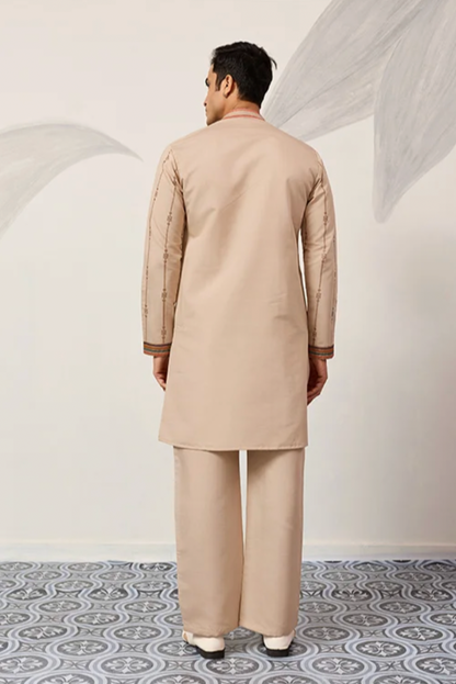 Saubhagya Beige Kurta Set