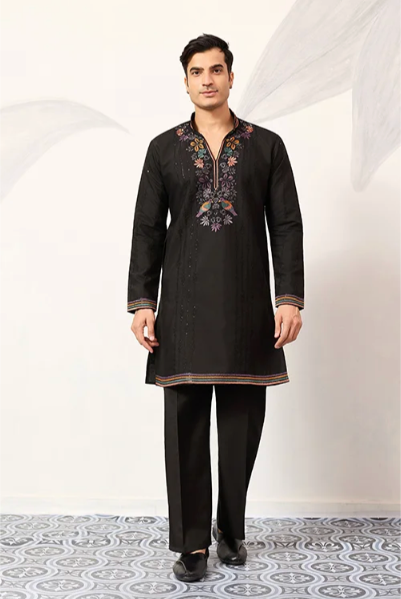 Saubhagya Black Kurta Set