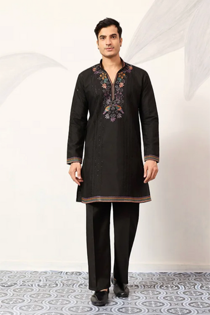 Saubhagya Black Kurta Set