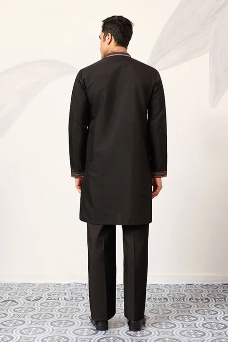 Saubhagya Black Kurta Set