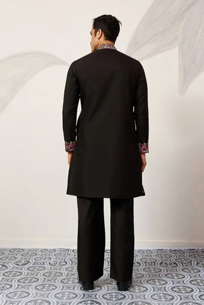 Aarav Black Kurta Set