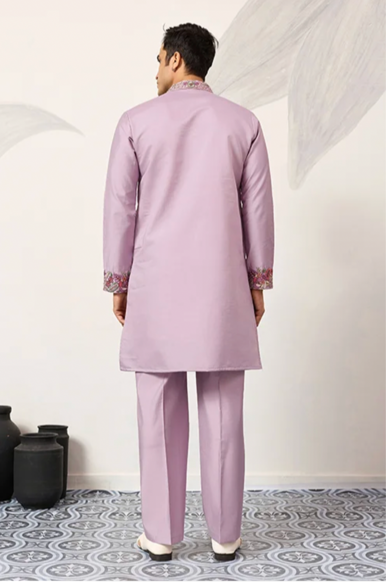 Aarav Lavender Kurta Set